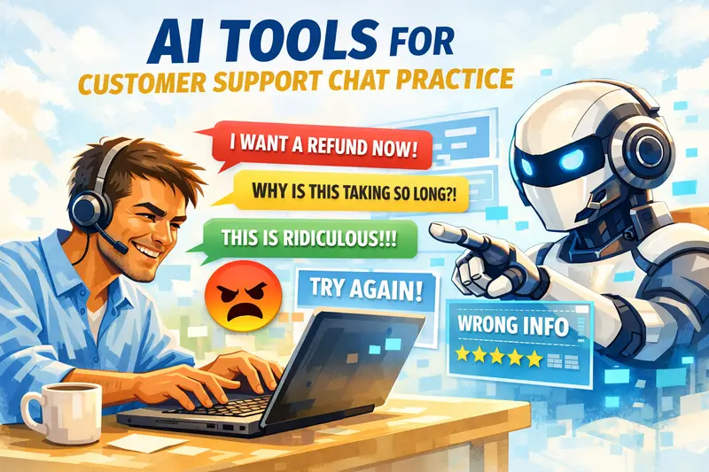 AI tools for customer support chat practice