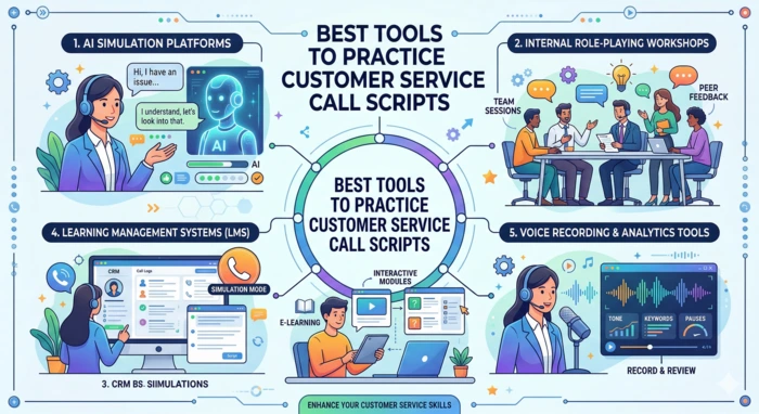 tools to practice customer service call scripts